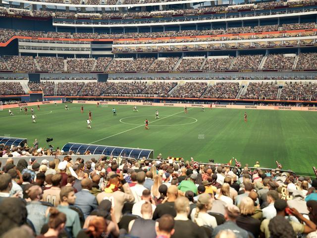 SoFi Stadium - Section Club 113 Wc Seat View