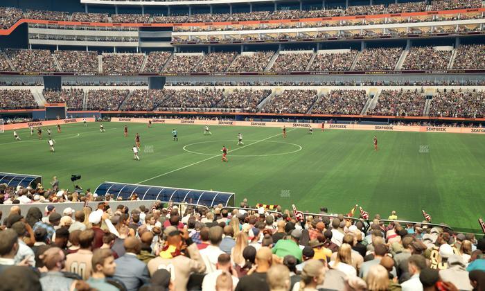 SoFi Stadium - Section Club 113 Wc Seat View