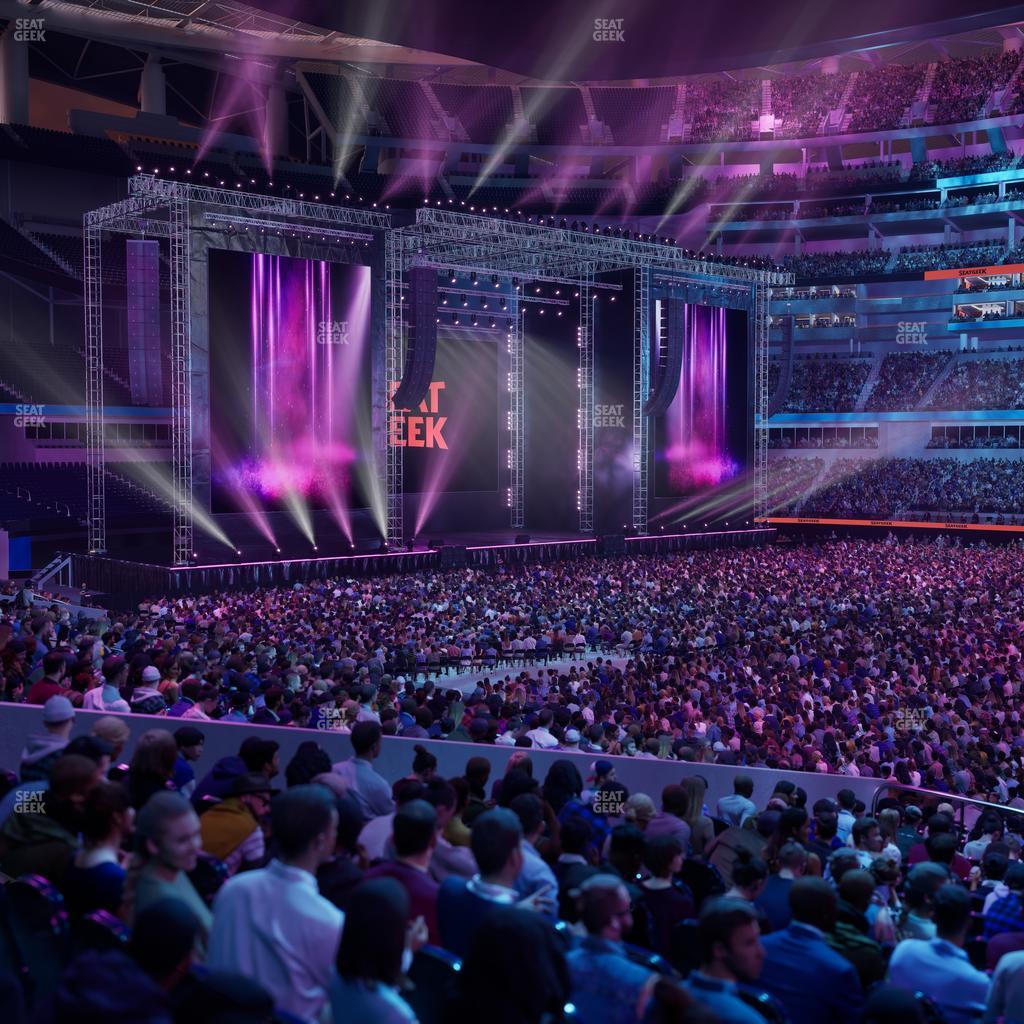 SoFi Stadium - Section Club 113 Wc Seat View