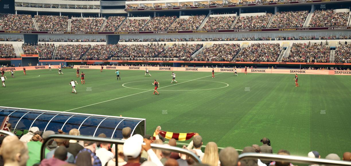 SoFi Stadium - Section Club 113 Seat View