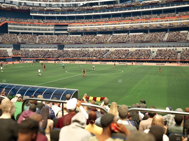 SoFi Stadium - Section Club 113 Seat View