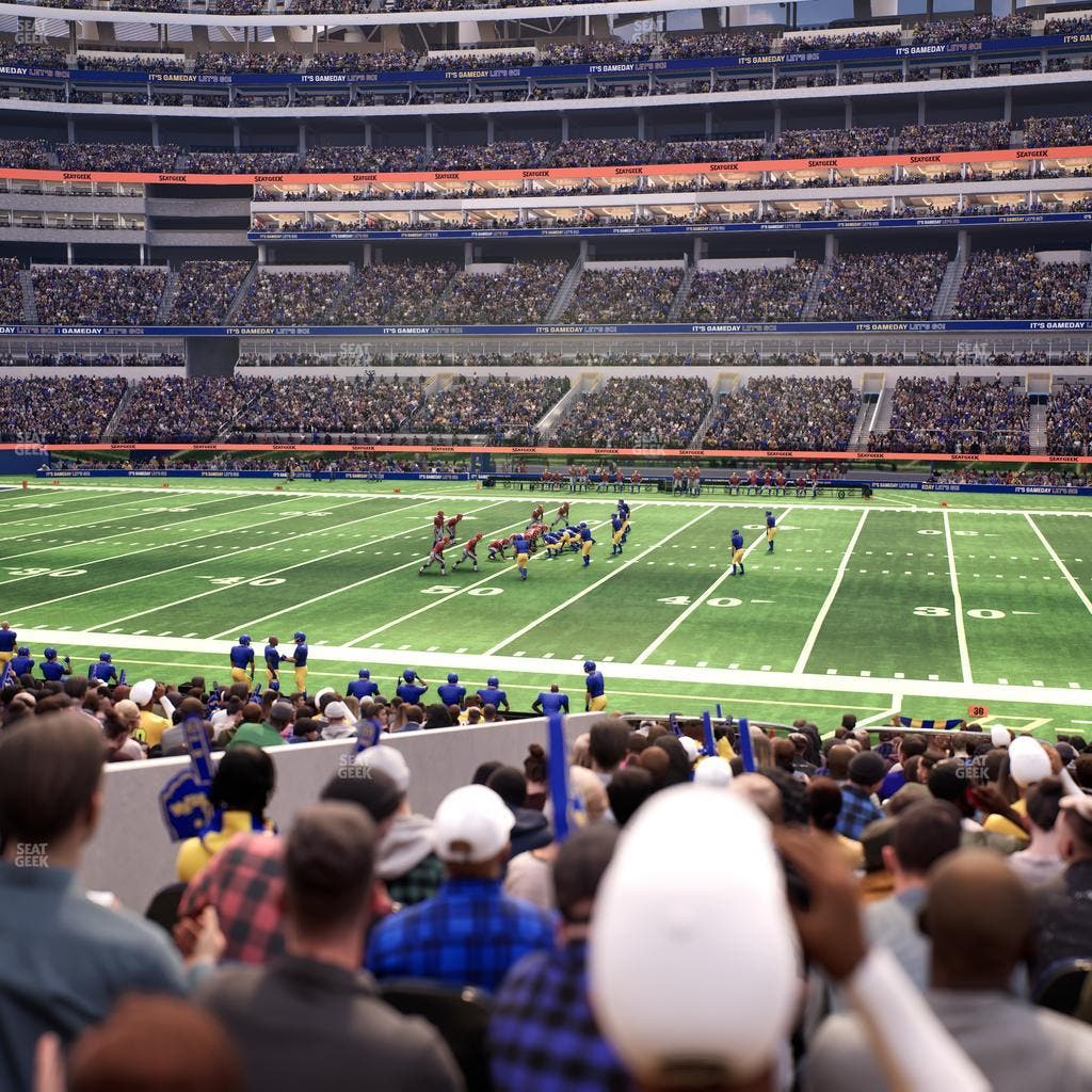 SoFi Stadium - Section Club 113 Seat View