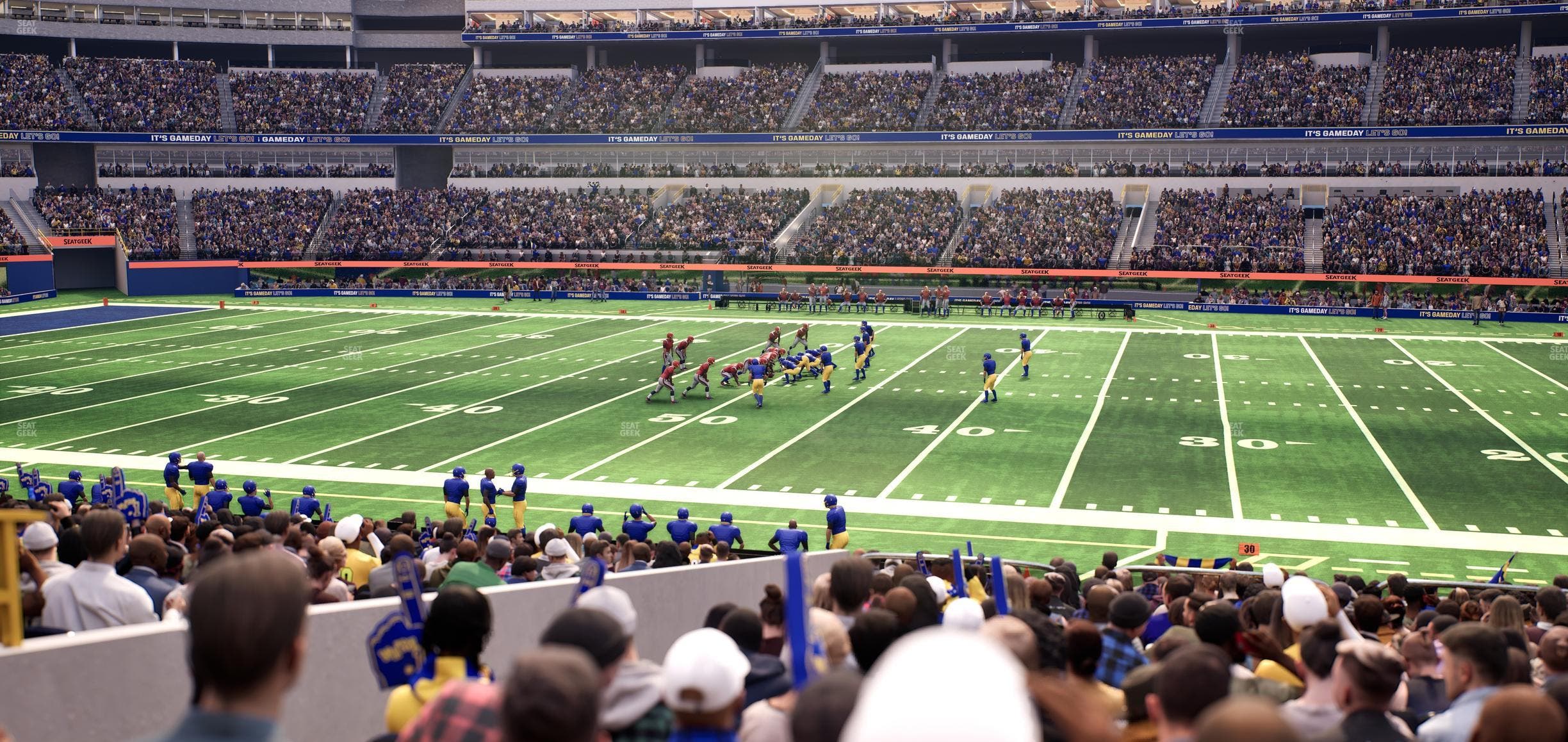 SoFi Stadium - Section Club 113 Seat View