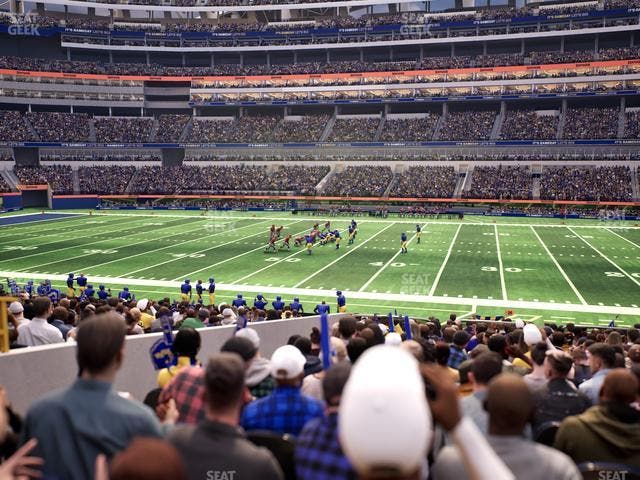 SoFi Stadium - Section Club 113 Seat View