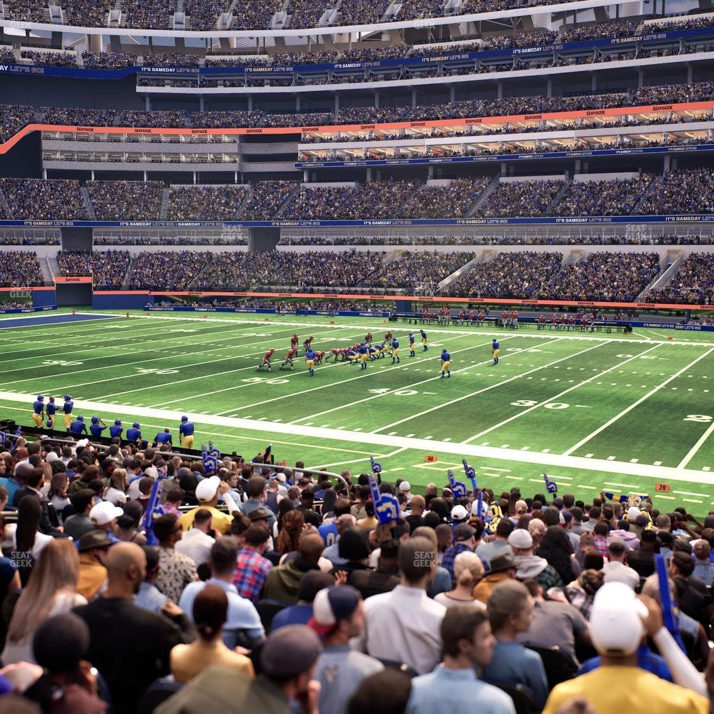 SoFi Stadium - Section Club 114 Wc Seat View