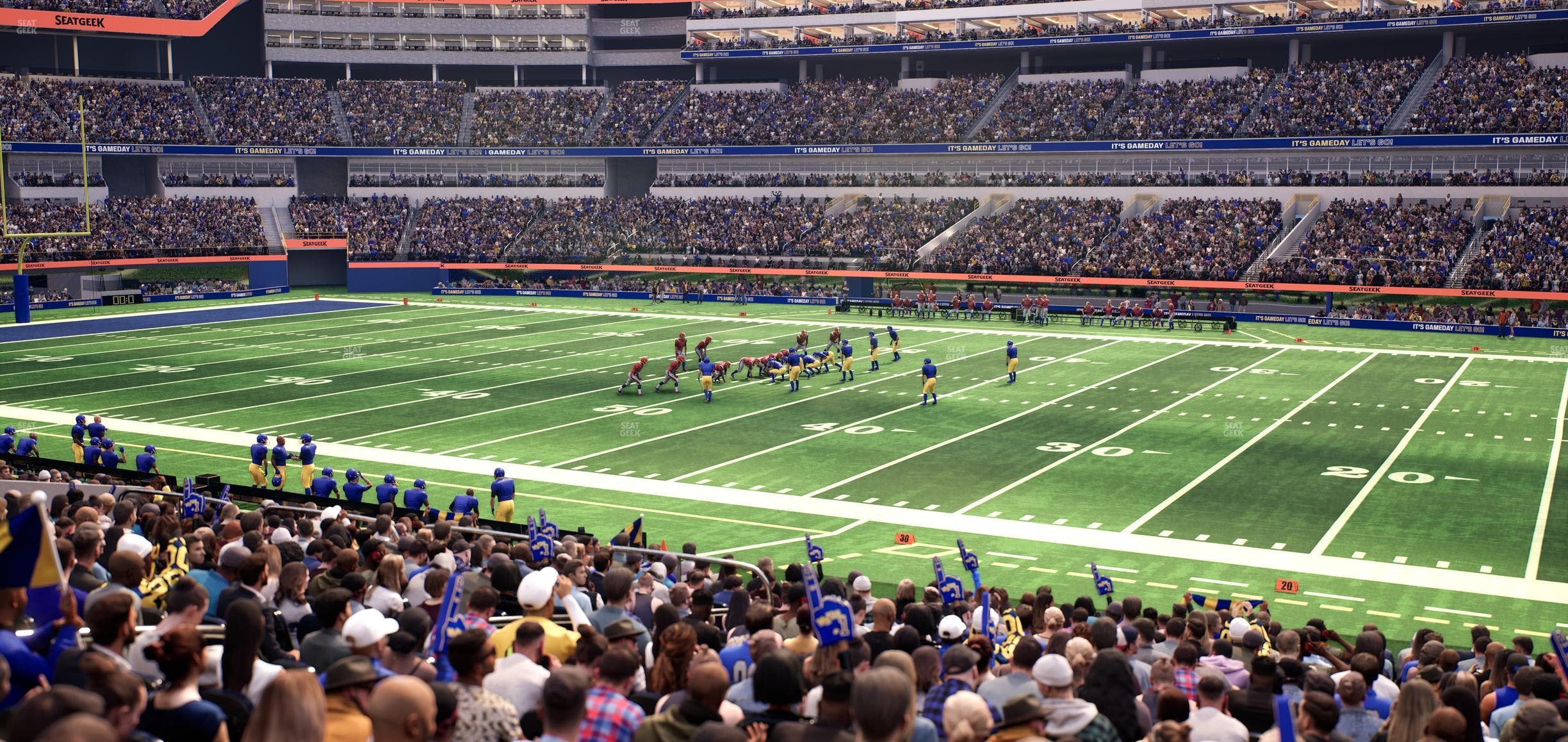 SoFi Stadium - Section Club 114 Wc Seat View