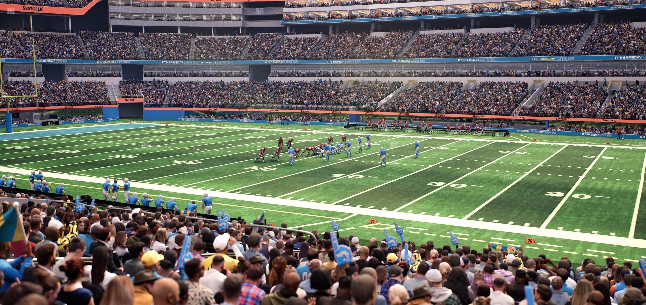 SoFi Stadium - Section Club 114 Wc Seat View