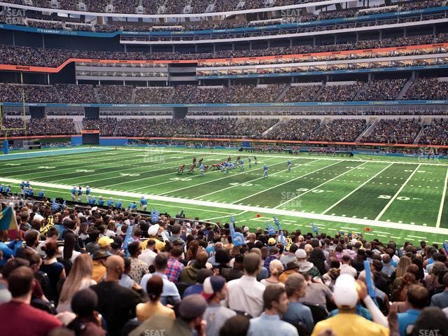 SoFi Stadium - Section Club 114 Wc Seat View