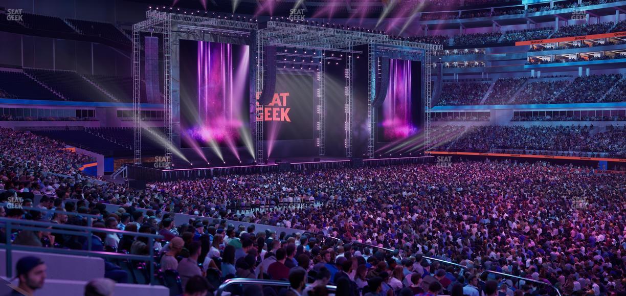 SoFi Stadium - Section Club 114 Wc Seat View