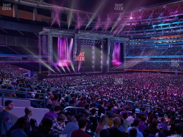 SoFi Stadium - Section Club 114 Wc Seat View SoFi Stadium - Section Club 114 Wc Seat View