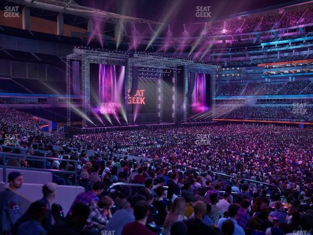 SoFi Stadium - Section Club 114 Wc Seat View