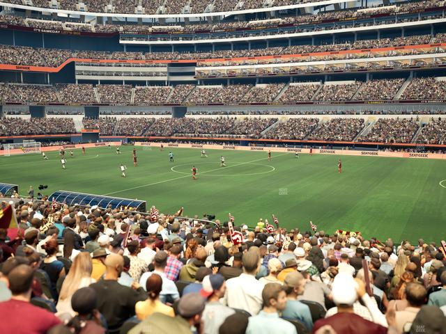 SoFi Stadium - Section Club 114 Wc Seat View