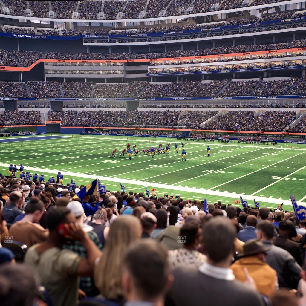SoFi Stadium - Section Club 114 Seat View