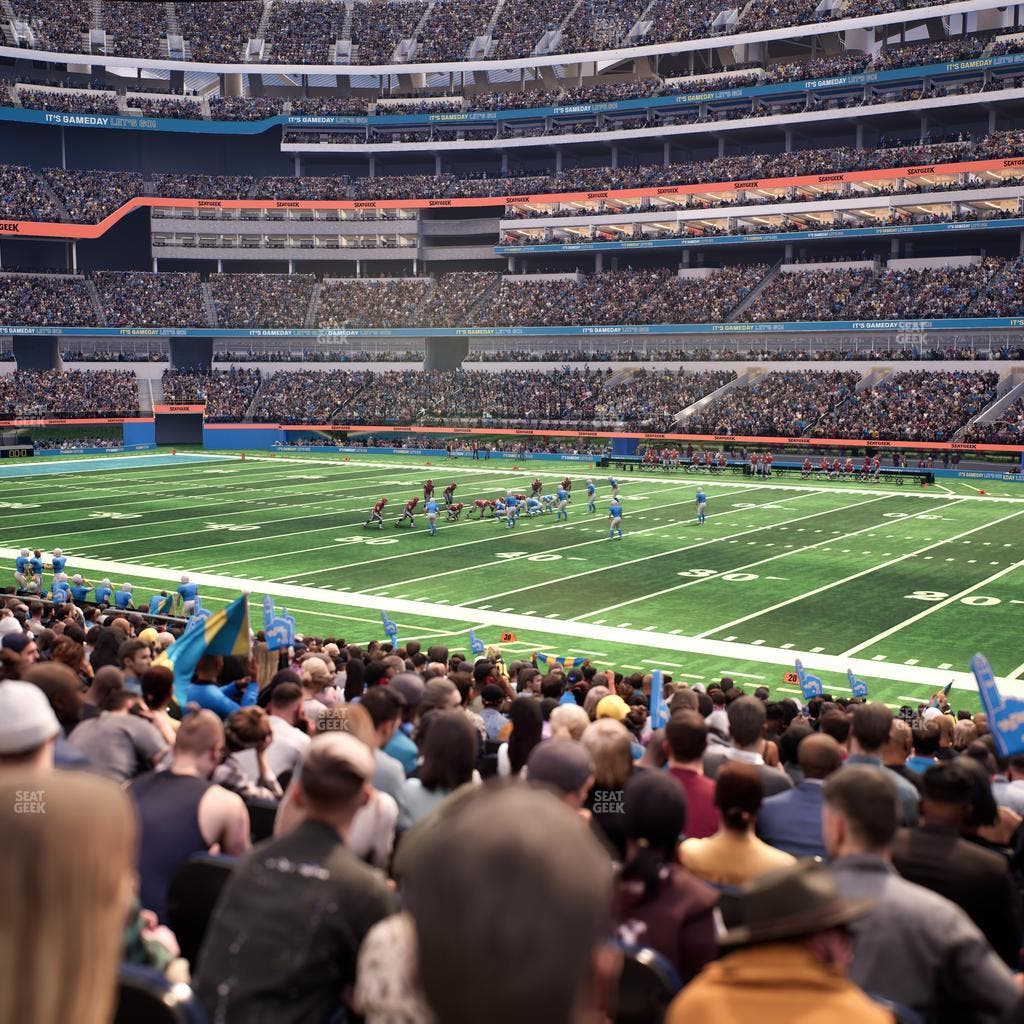 SoFi Stadium - Section Club 114 Seat View