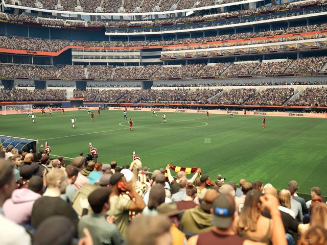 SoFi Stadium - Section Club 114 Seat View