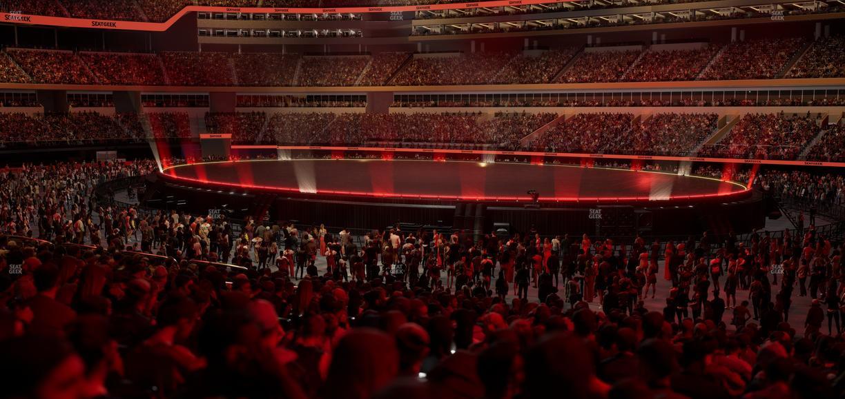 SoFi Stadium - Section Club 114 Seat View