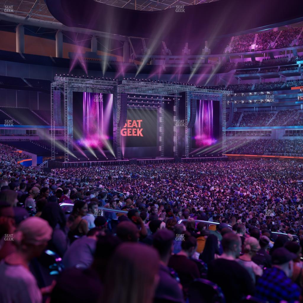 SoFi Stadium - Section Club 115 Seat View