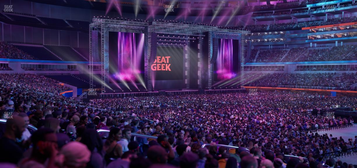 SoFi Stadium - Section Club 115 Seat View