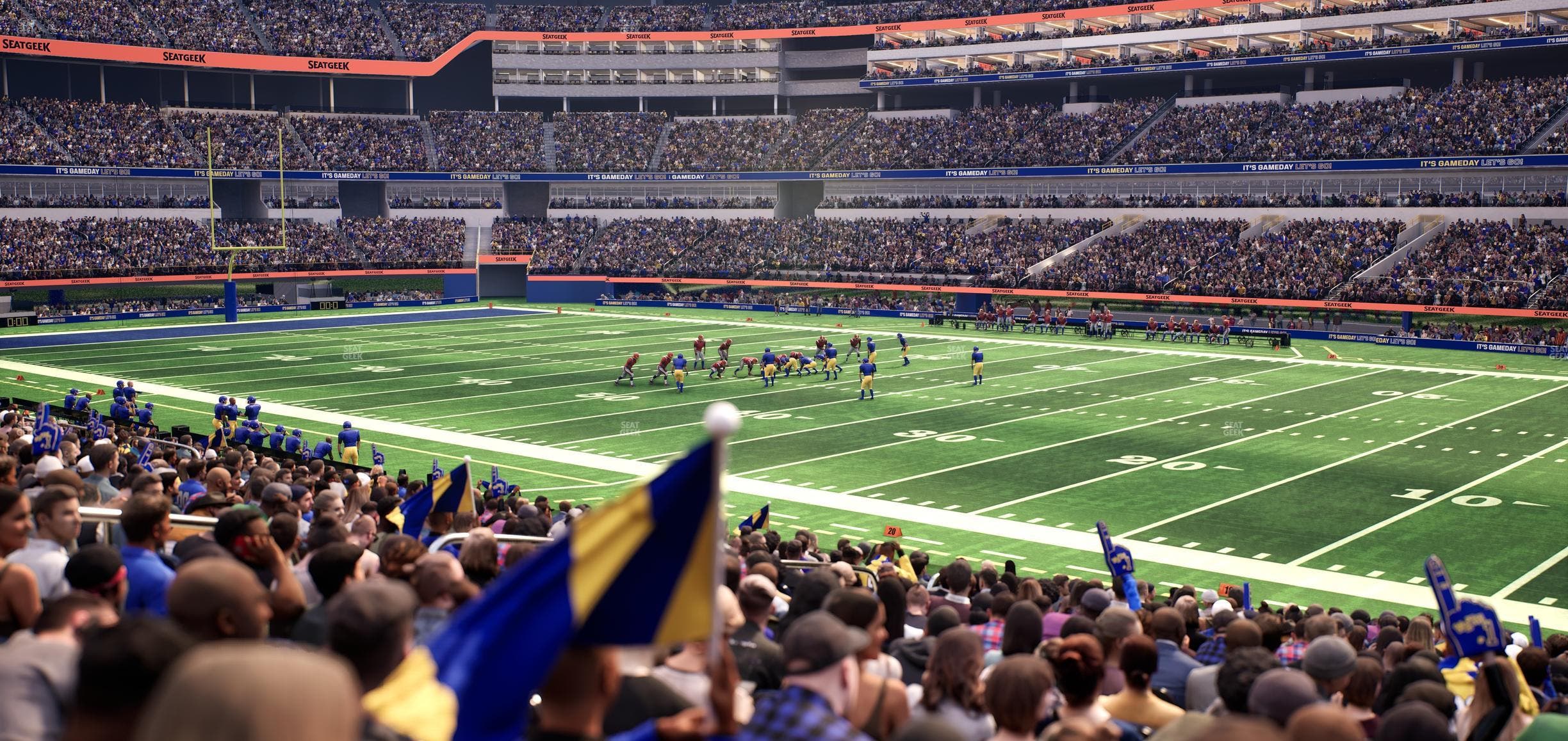 SoFi Stadium - Section Club 115 Seat View