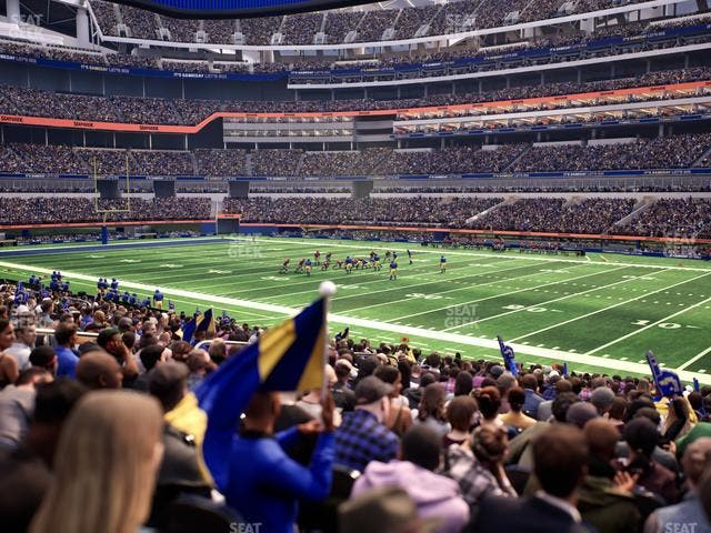 SoFi Stadium - Section Club 115 Seat View