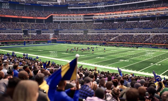 SoFi Stadium - Section Club 115 Seat View