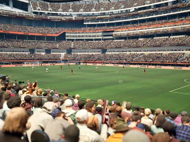 SoFi Stadium - Section Club 115 Seat View