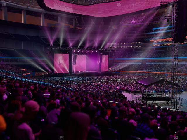 SoFi Stadium - Section Club 115 Seat View SoFi Stadium - Section Club 115 Seat View