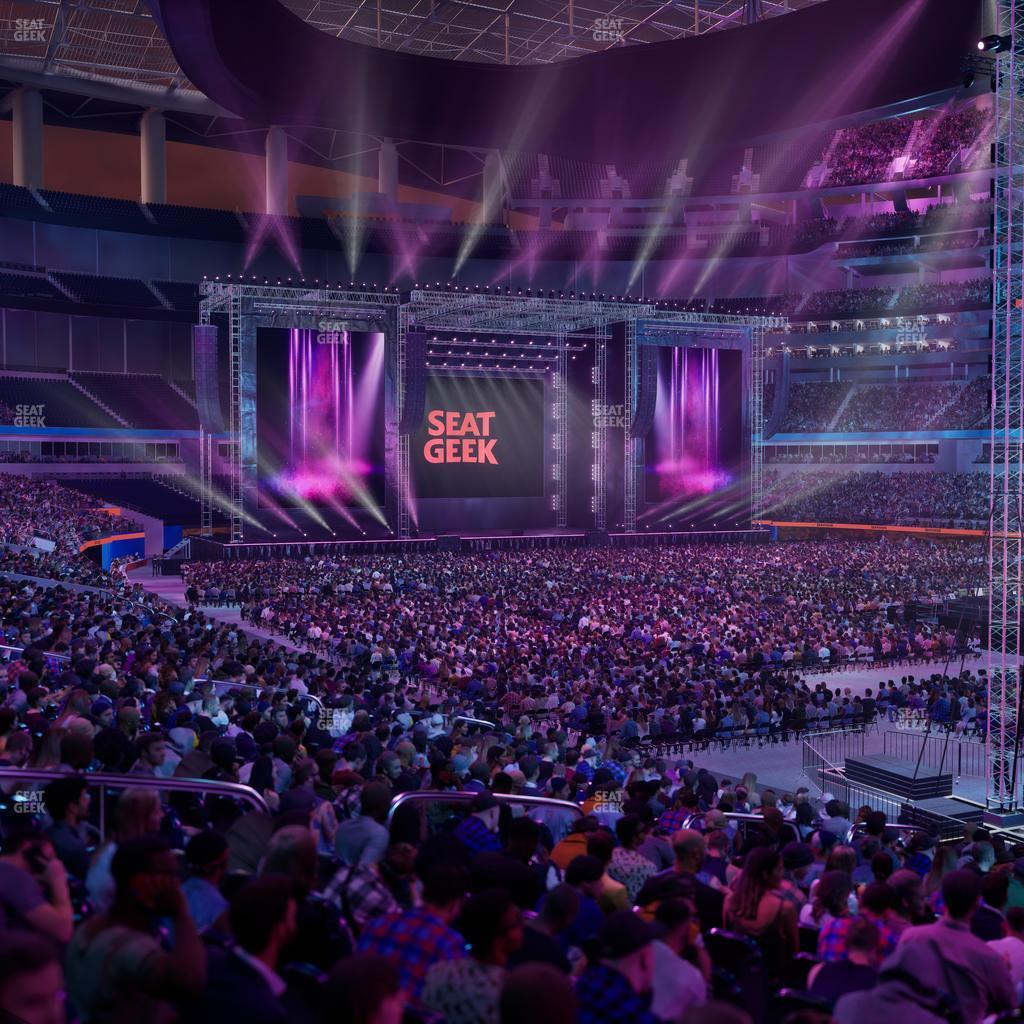 SoFi Stadium - Section Club 116 Wc Seat View