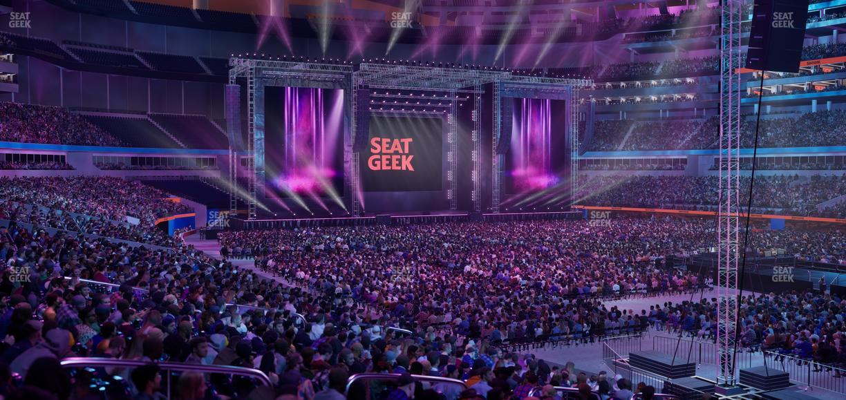 SoFi Stadium - Section Club 116 Wc Seat View