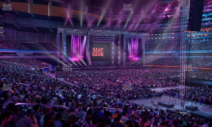 SoFi Stadium - Section Club 116 Wc Seat View