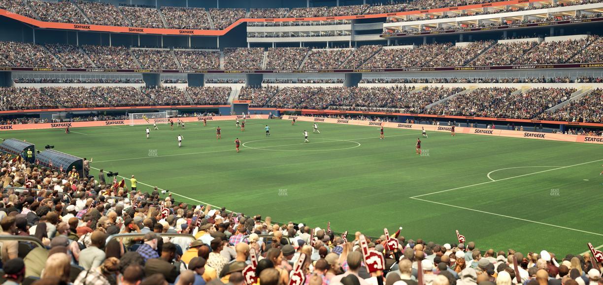 SoFi Stadium - Section Club 116 Wc Seat View