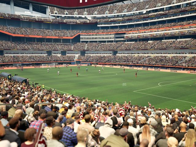 SoFi Stadium - Section Club 116 Wc Seat View