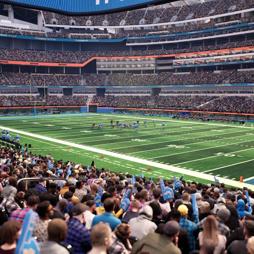 SoFi Stadium - Section Club 116 Wc Seat View