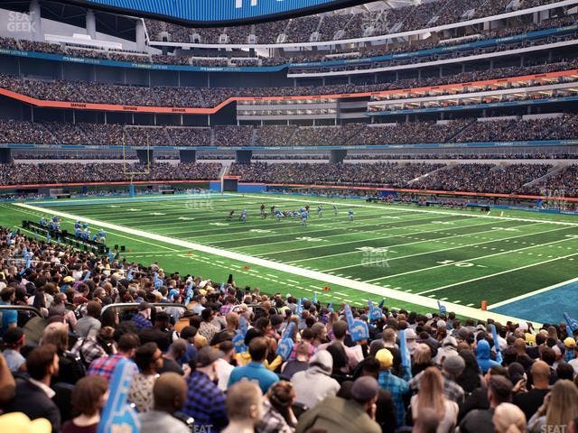 SoFi Stadium - Section Club 116 Wc Seat View