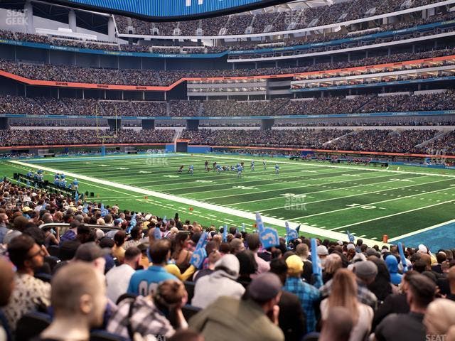 SoFi Stadium - Section Club 116 Seat View