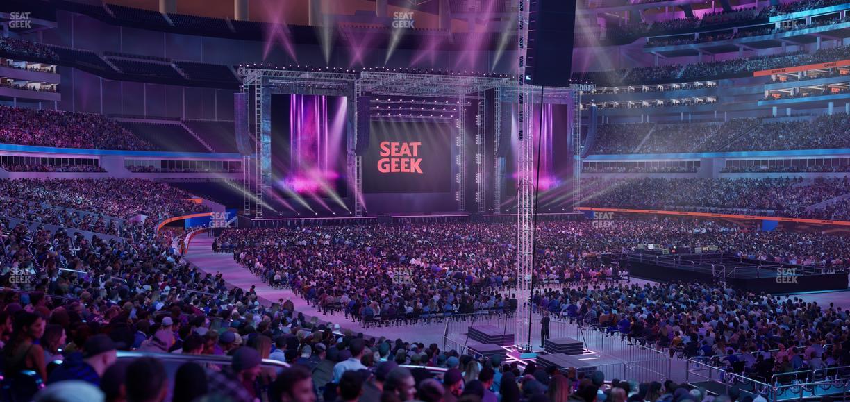 SoFi Stadium - Section Club 117 Seat View