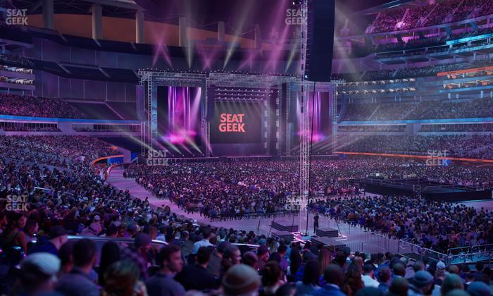 SoFi Stadium - Section Club 117 Seat View