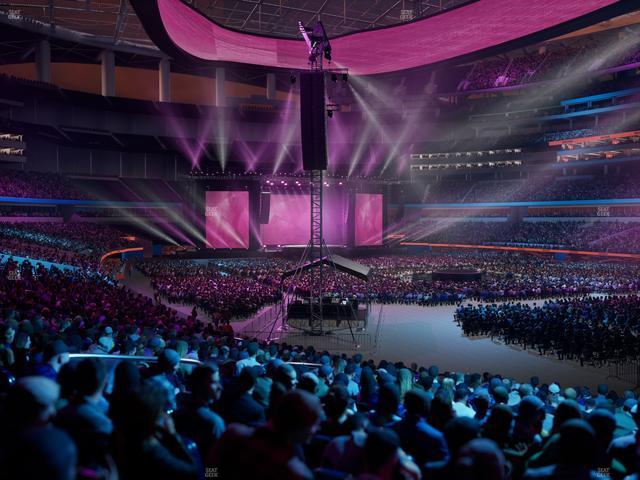 SoFi Stadium - Section Club 117 Seat View SoFi Stadium - Section Club 117 Seat View