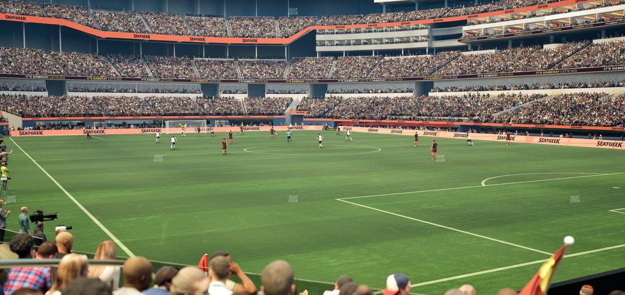 SoFi Stadium - Section Club 117 Seat View