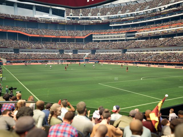 SoFi Stadium - Section Club 117 Seat View