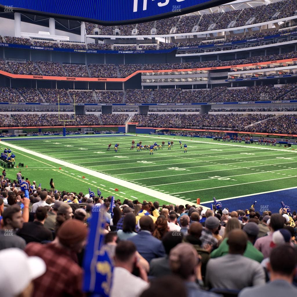 SoFi Stadium - Section Club 117 Seat View