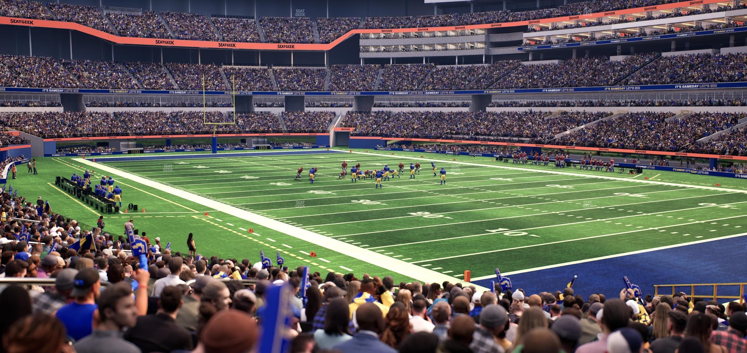 SoFi Stadium - Section Club 117 Seat View