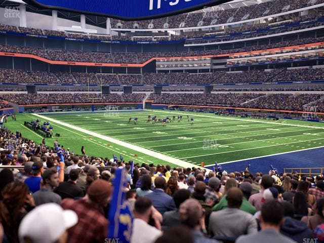 SoFi Stadium - Section Club 117 Seat View