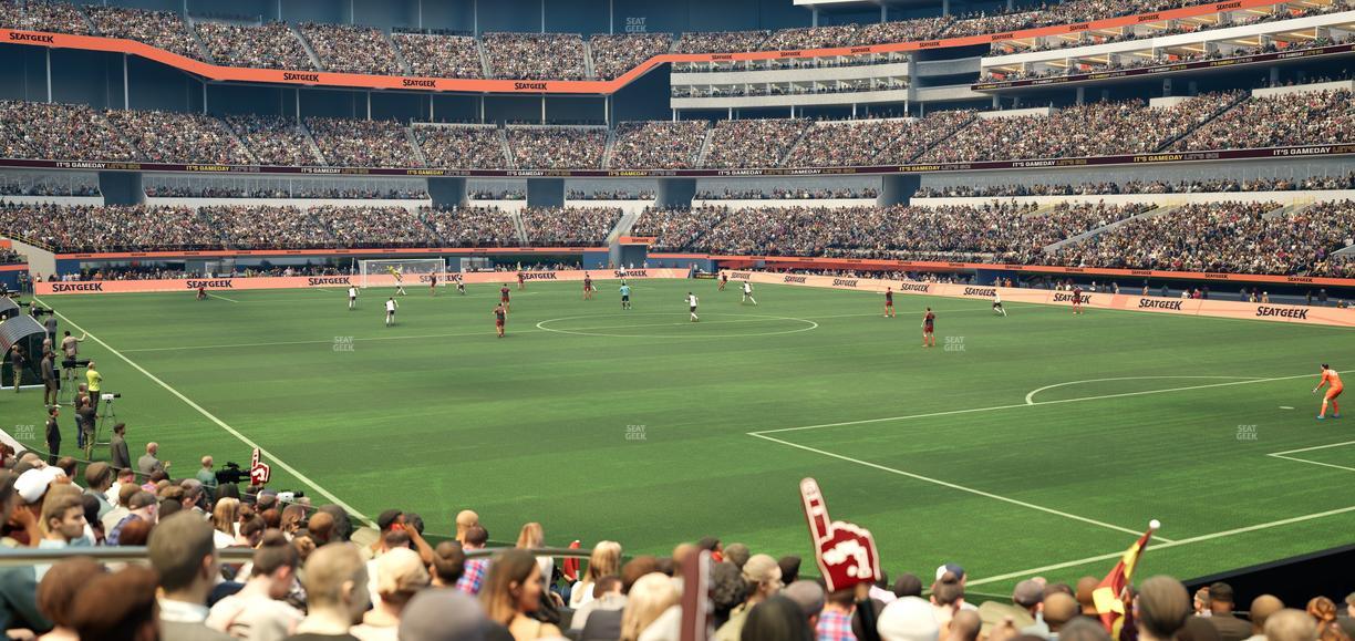 SoFi Stadium - Section Club 117 Seat View