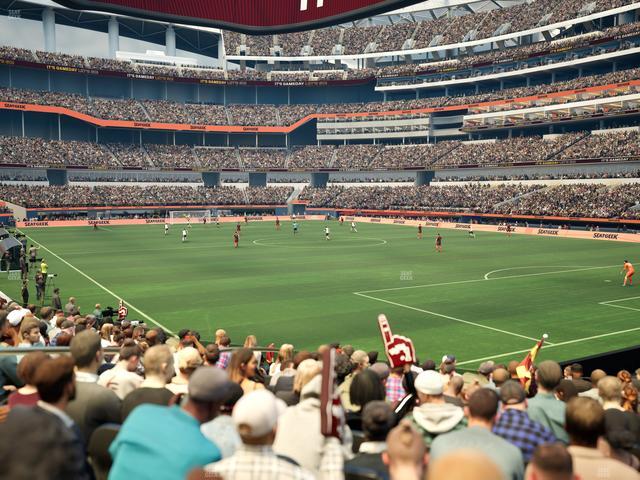 SoFi Stadium - Section Club 117 Seat View