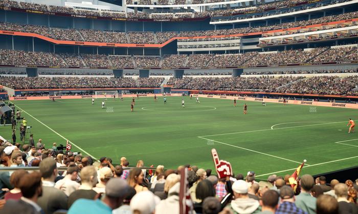 SoFi Stadium - Section Club 117 Seat View