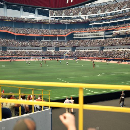 SoFi Stadium - Section Club 118 Seat View