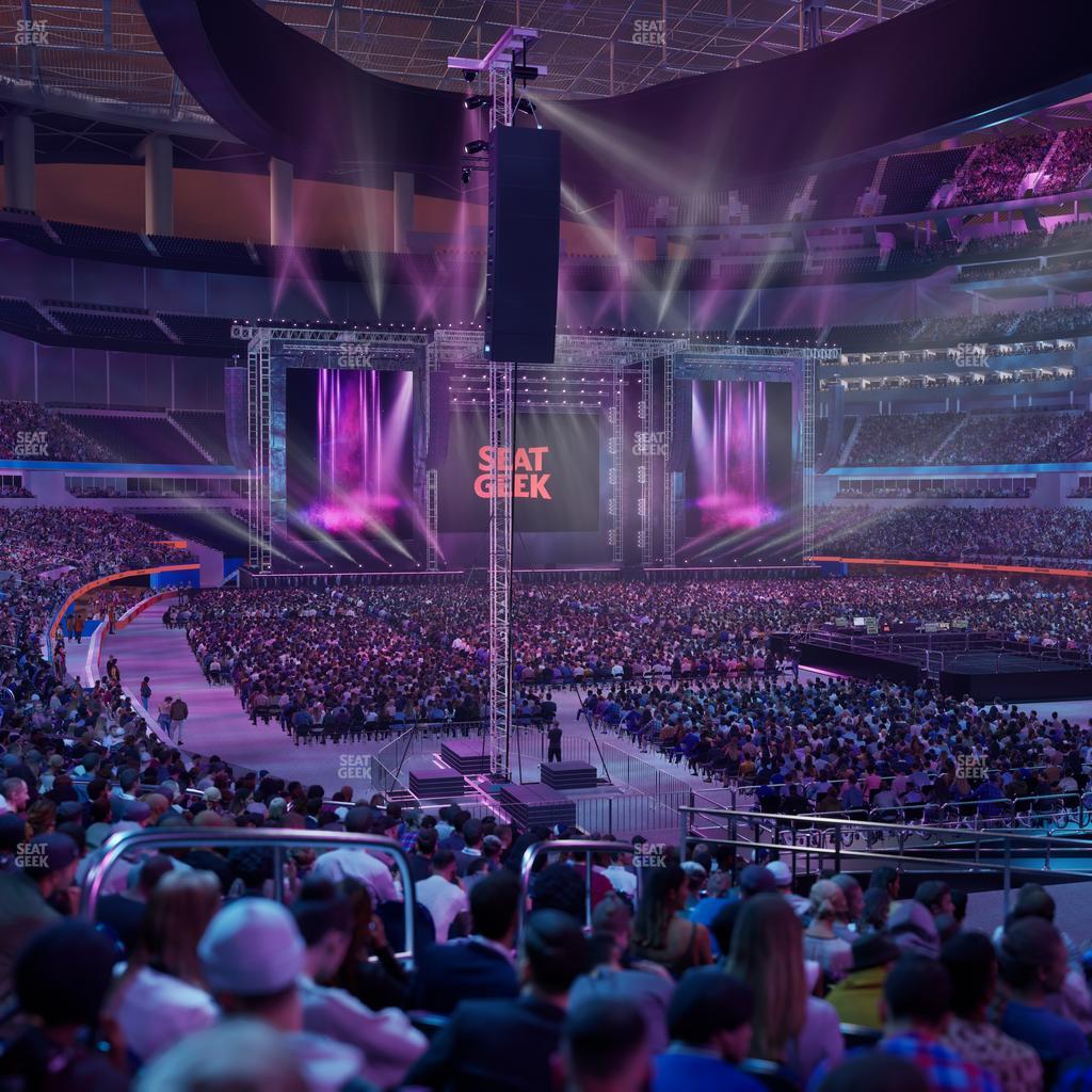 SoFi Stadium - Section Club 118 Seat View