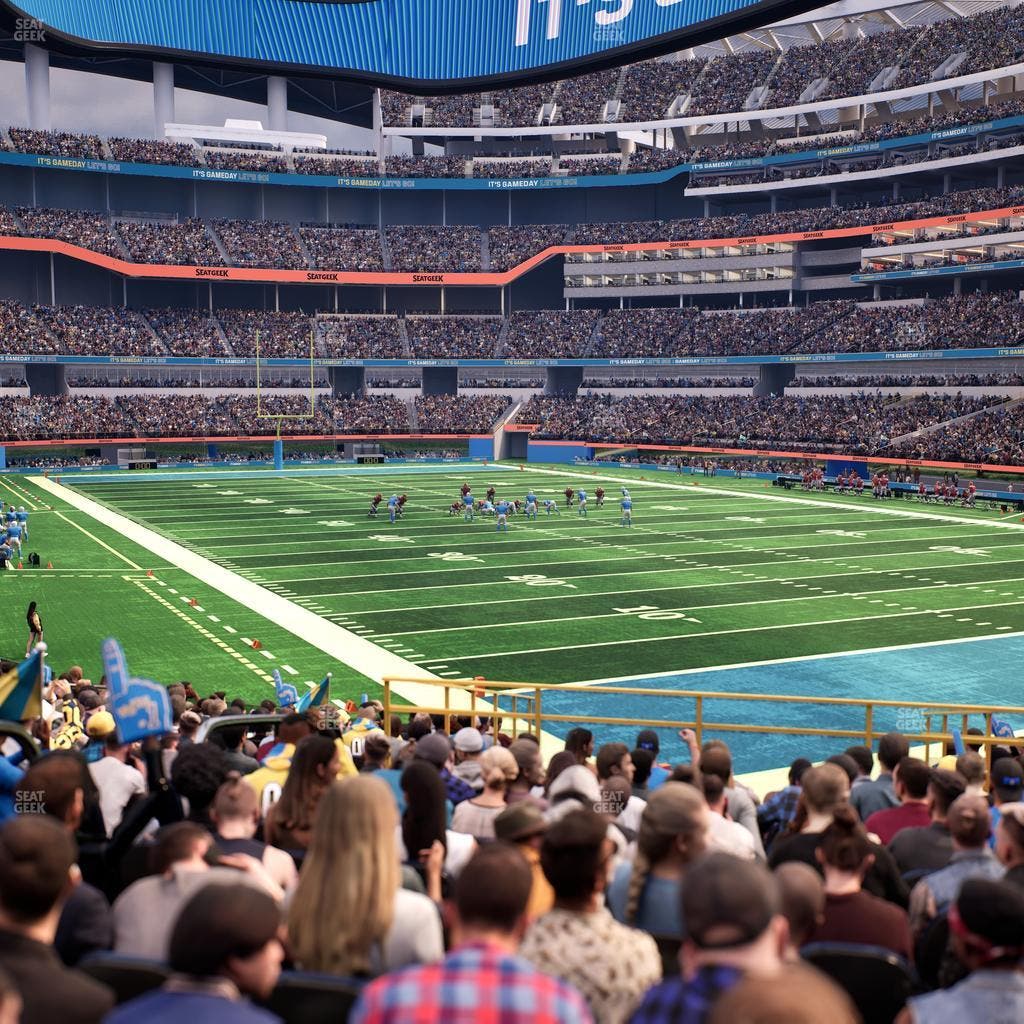 SoFi Stadium - Section Club 118 Seat View
