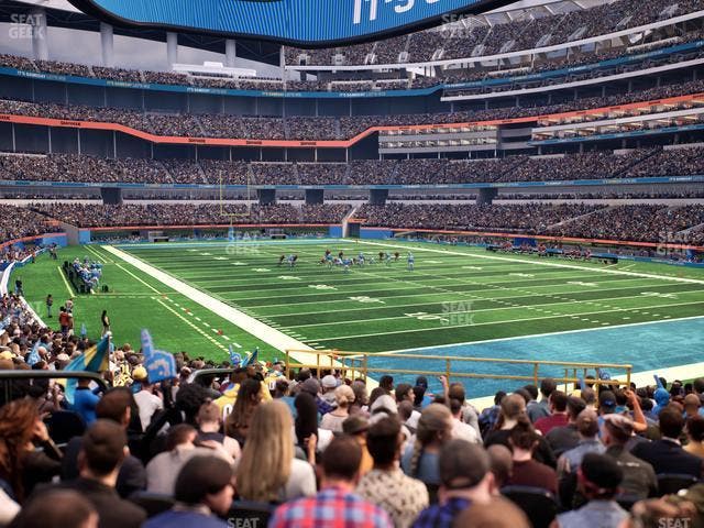 SoFi Stadium - Section Club 118 Seat View